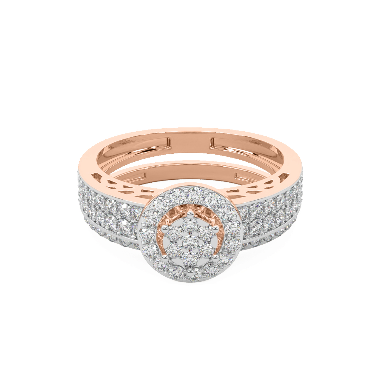 Daniel Round Diamond Engagement Ring